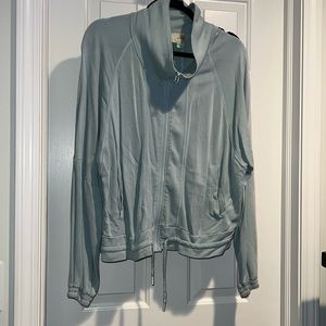 Saturday Sunday Anthropologie zip up cotton jacket medium